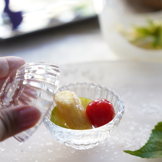 てまり　蓋珍味　クリア