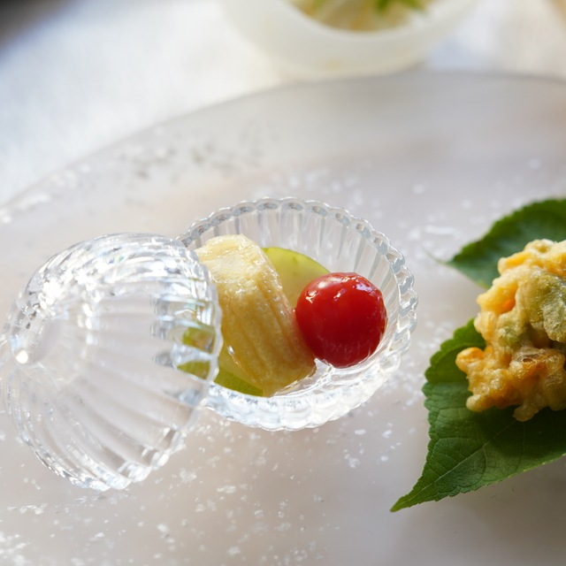 てまり　蓋珍味　クリア