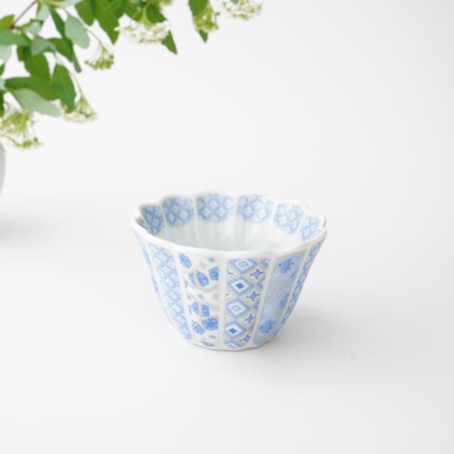 花離宮ブルーボウル 7.5cm（化粧箱入）