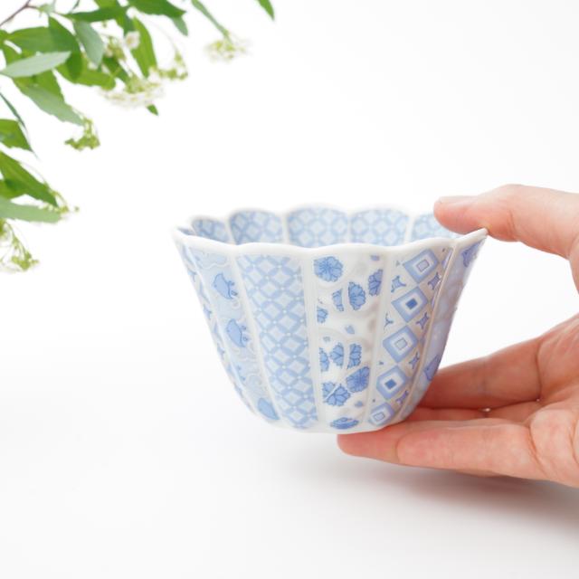 花離宮ブルーボウル 7.5cm（化粧箱入）