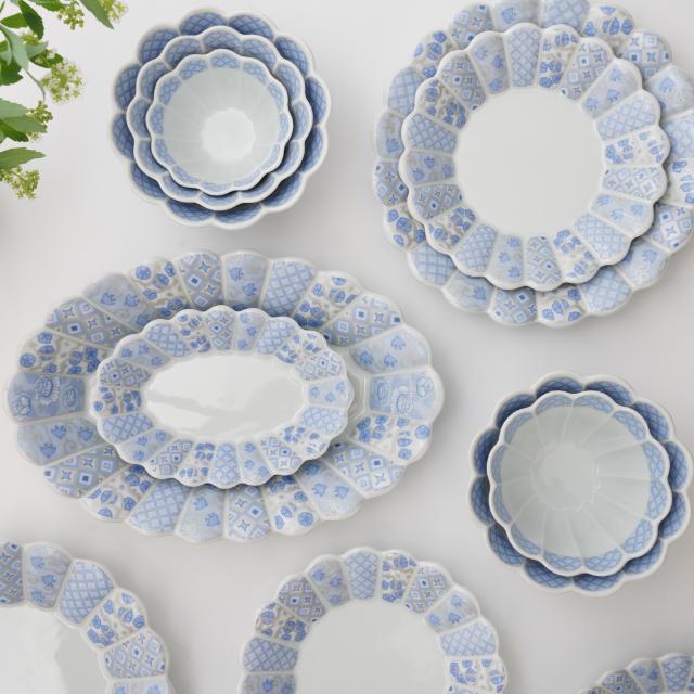 花離宮ブルーボウル 7.5cm（化粧箱入）