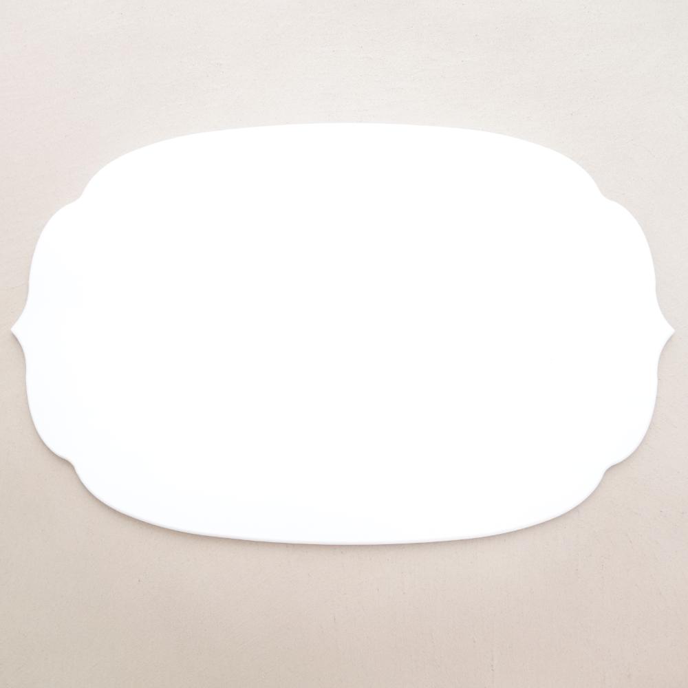 越前漆器 稜花木製折敷 金 48cm×30cm