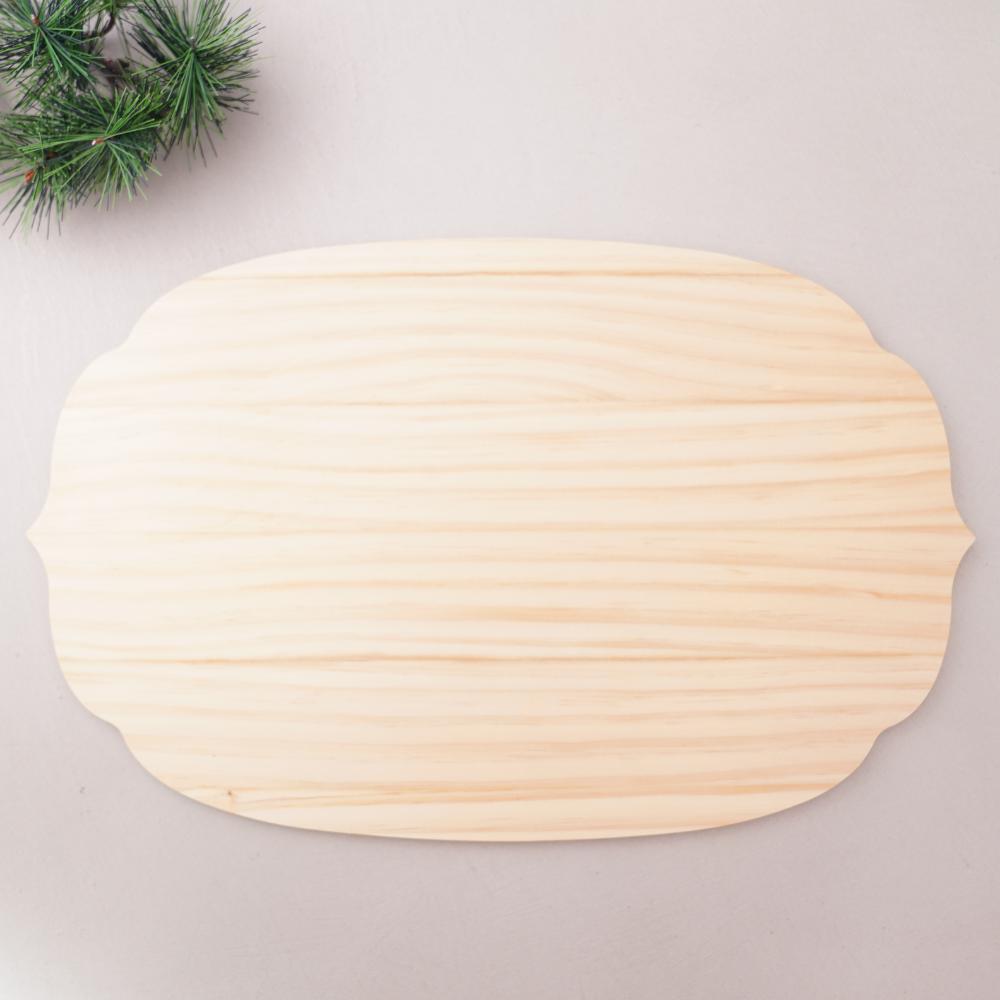 越前漆器 稜花木製折敷 金 48cm×30cm