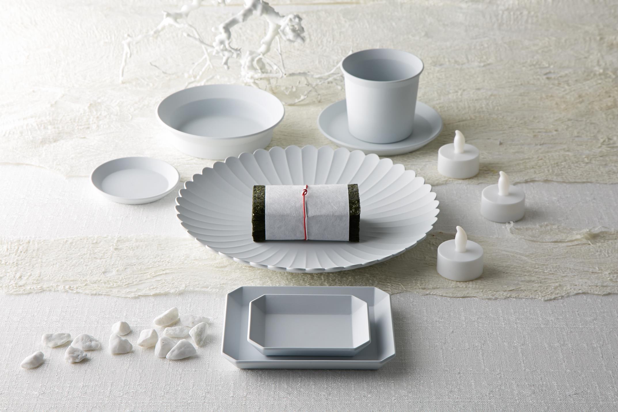 粒々陶器 パーティクル particle. Multi Plate