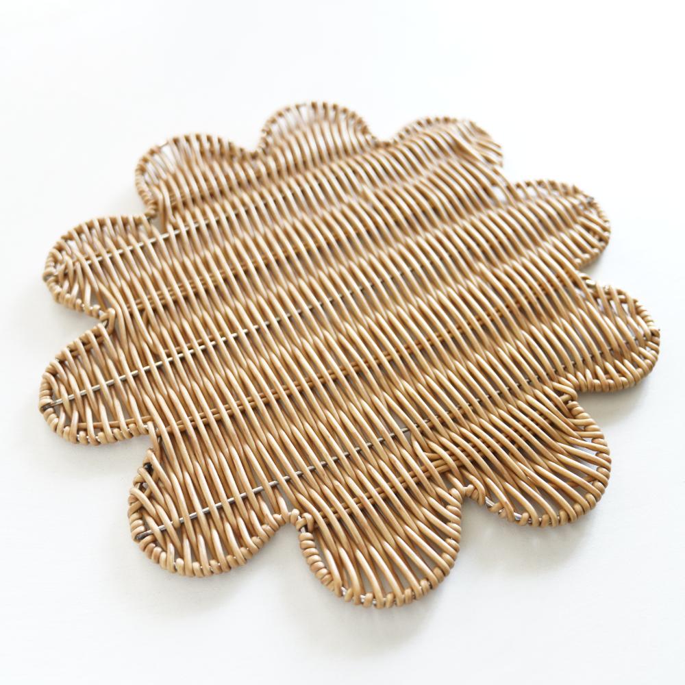 洗えるフラワープレイスマット 