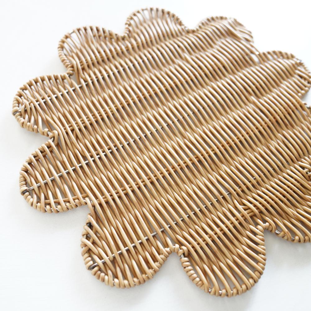 洗えるフラワープレイスマット 