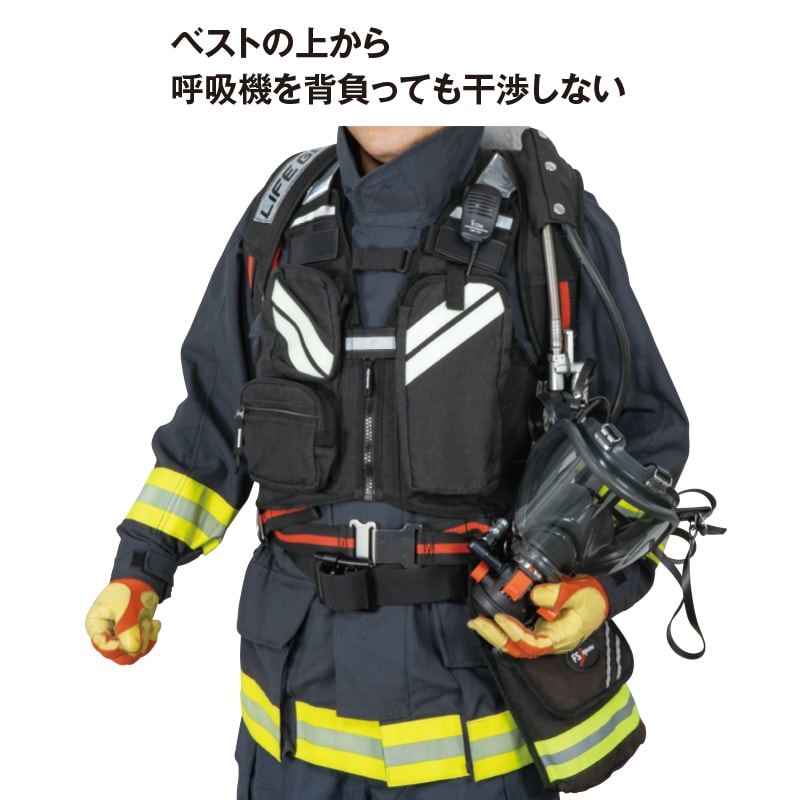 消防活動用ベスト　fsジャパン製　Boons メッシュベスト 中古品 消防活動用ベスト fsジャパン製 Boons メッシュベスト 中古品