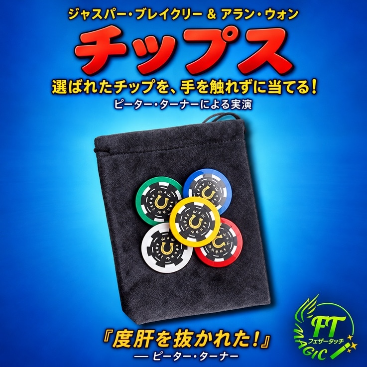 チップス（選ばれたチップを見ずに触れずに当てる）