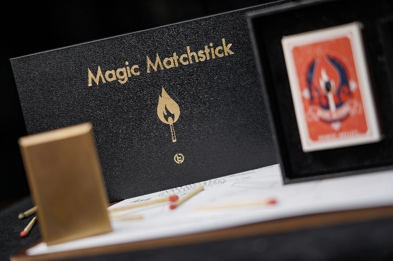 マジック・マッチスティック（マッチ棒がブロックを貫通）