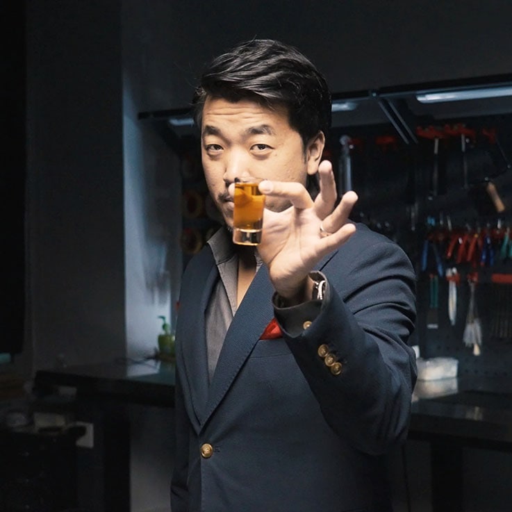 マックス・ショット(宙からグラス+ドリンク)フルセット