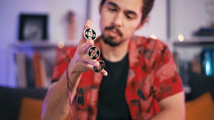 アンダルシアン・チャレンジ（3枚のコインが次々に抜けていく！）