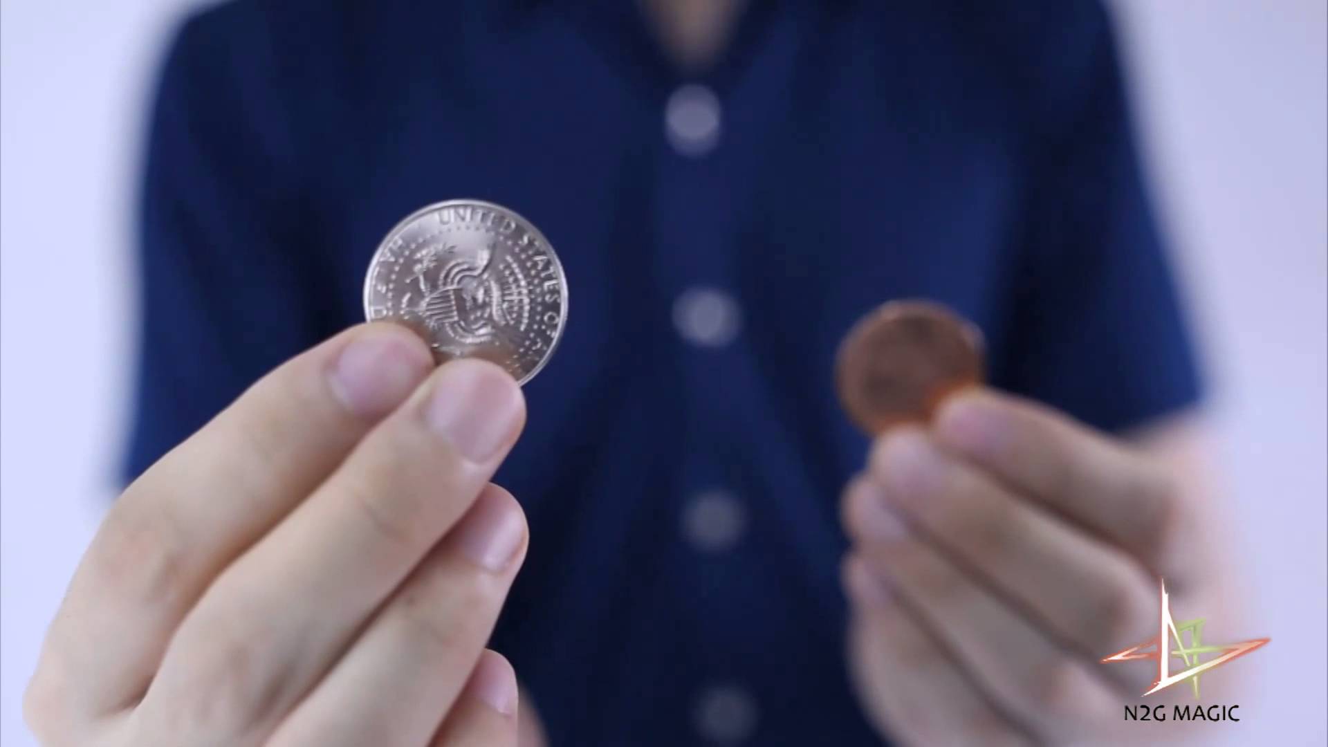 N4 コインセット（銅貨と銀貨の瞬間入れ替わり）