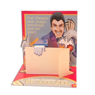 3Dパラドックス（飛び出す封筒から予言）