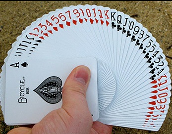 バイスクル・レフティ・デック（逆インデックス）｜カードマジック