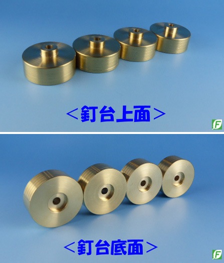 ネイル・キラー（本物の5寸釘と真鍮製釘台のロシアンルーレット）