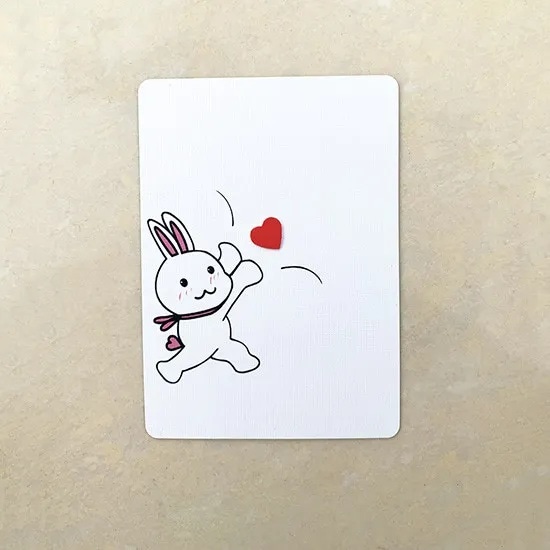 バニー・ハート・スポンジ（ハートが移動！変化！実体化