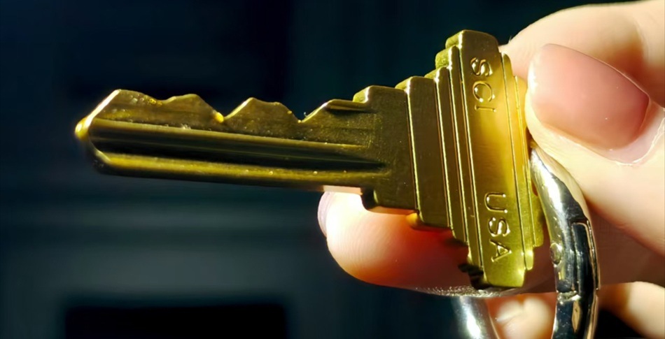 クアンタム・キー（キーがお札を貫通）