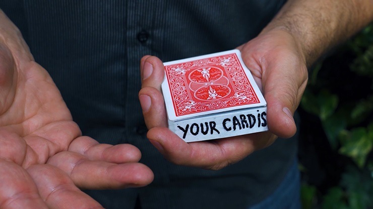 インクオンザデック（選んだカードがデックの縁に現れる）｜カード