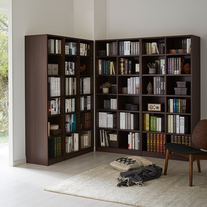 ブックすきまくん ロータイプ ポリカ扉(LAL/LAR) 幅30~40cm 高さ95.7cm 奥行32cm