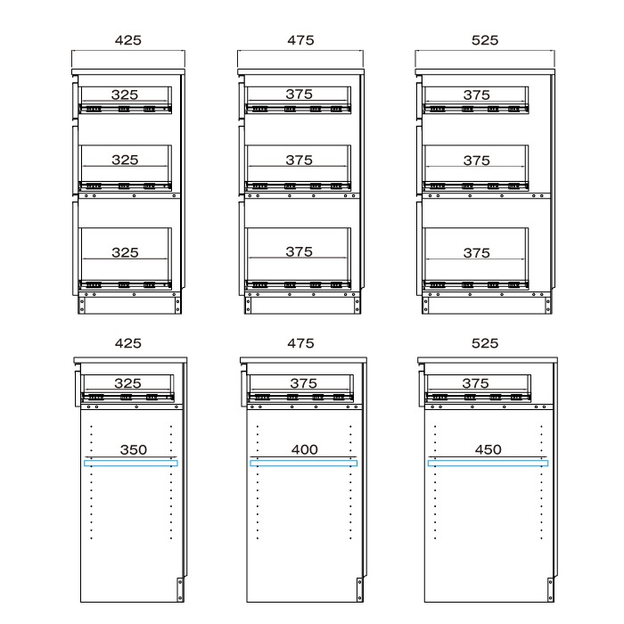 レンジすきまくん Cタイプ カウンタータイプ 幅80~90cm 高さ92cm 奥行42cm