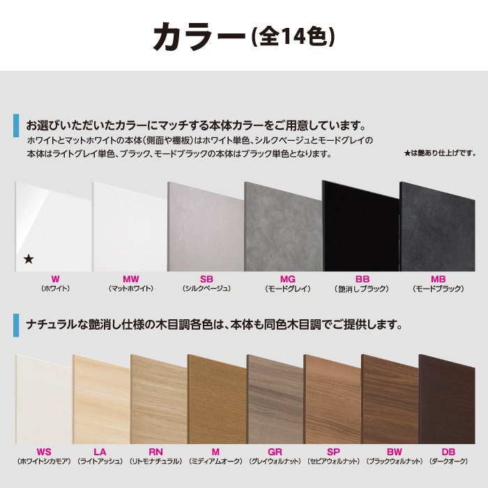 スリムすきまくん Mタイプ ミラー扉キャビネット(MSL/MSR) 幅15~30cm 高さ180.2cm 奥行42cm