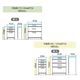 3Dすきまくん Hタイプ チェストユニット 幅45~60cm 高さ85~100cm 奥行26~35cm