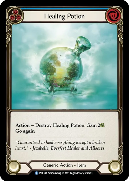 【EN】[Generic] Healing Potion / 治癒のポーション (青) [R]《EVR183》 | Fable