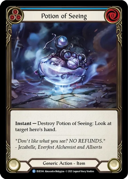【EN】[Generic] Potion of Seeing (青) [R]《EVR184》 | Fable