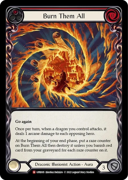 EN】【Cold Foil】[Draconic Illusionist] Burn Them All [M