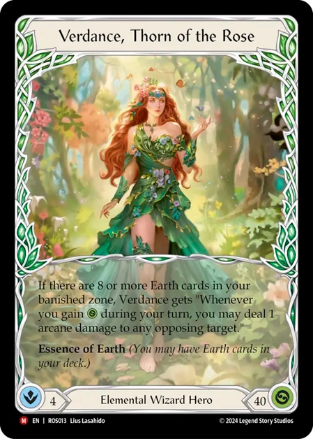薔薇の棘、ヴァーダンス　AP FaB Cold Foil 薔薇の棘、ヴァーダンス/Verdance, Thorn of the