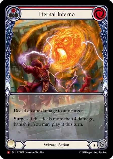 【EN】【Rainbow Foil】【Extended Art】[Wizard] Eternal Inferno / 永劫の業火 [M ...