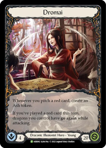 EN】【Cold Foil】[Draconic Illusionist] Dromai [P]《HER062》 | Fable