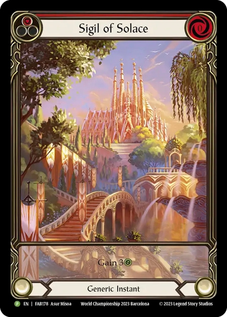 EN】【Rainbow Foil】[Generic] Sigil of Solace (Sagrada Familia