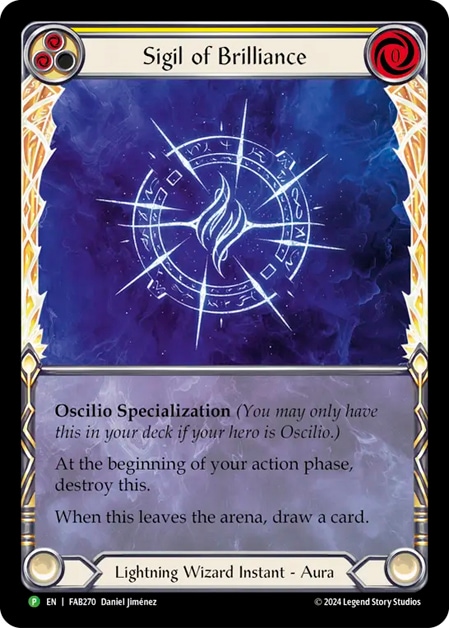 EN】【Rainbow Foil】[Lightning Wizard] Sigil of Brilliance / 光輝