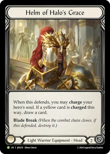 EN】【Cold Foil】[Light Warrior] Helm of Halo's Grace / 光輪の気品