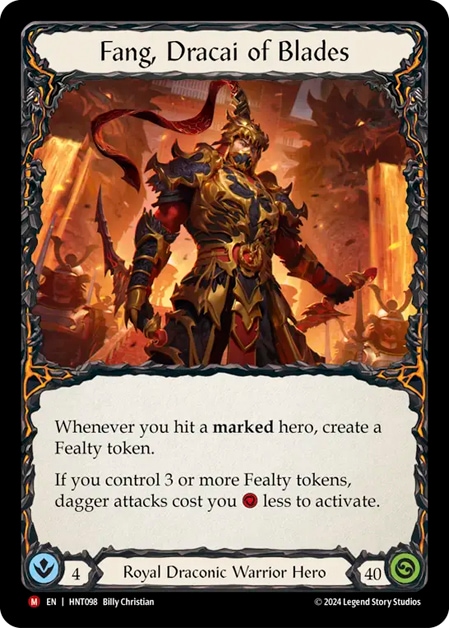 EN】[Royal Draconic Warrior] Fang, Dracai of Blades / 双刃の