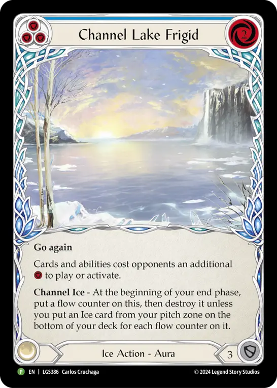 EN】【Cold Foil】[Ice] Channel Lake Frigid / 寒冷湖の導き [P