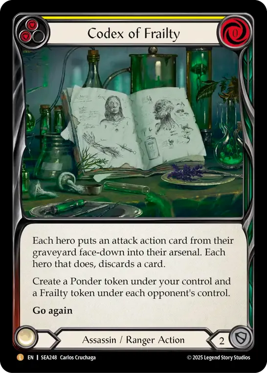 フレッシュアンドブラッド　虚弱症の魔本　1枚 フレッシュアンドブラッド 虚弱症の魔本 1枚 JP】[暗殺者