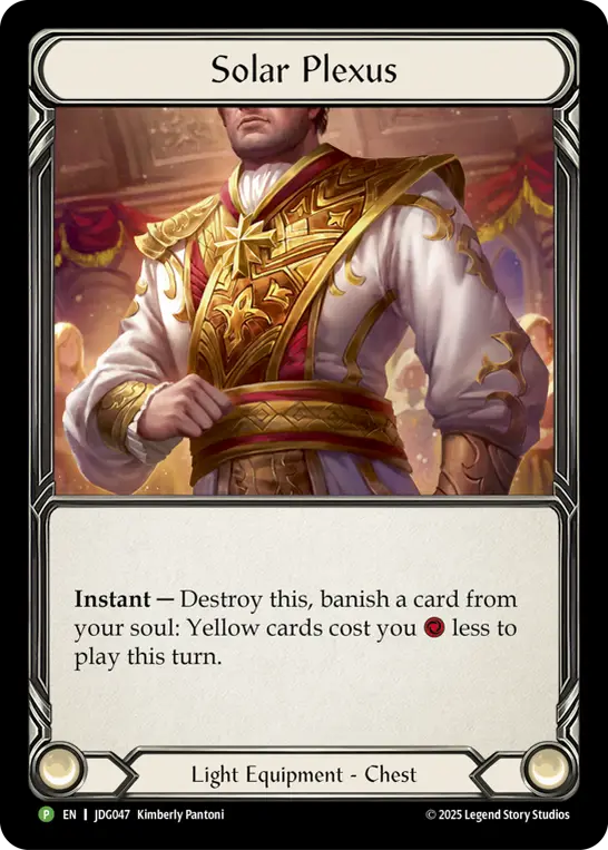 EN】【Cold Foil】[Light] Solar Plexus / 太陽の網鎧 [P]《JDG047