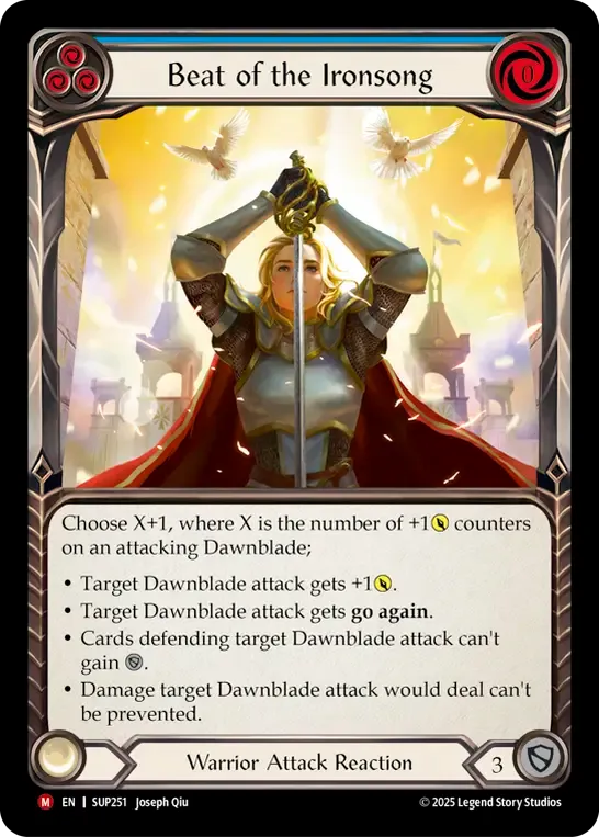 EN】【Rainbow Foil】[Warrior] Beat of the Ironsong / アイアン