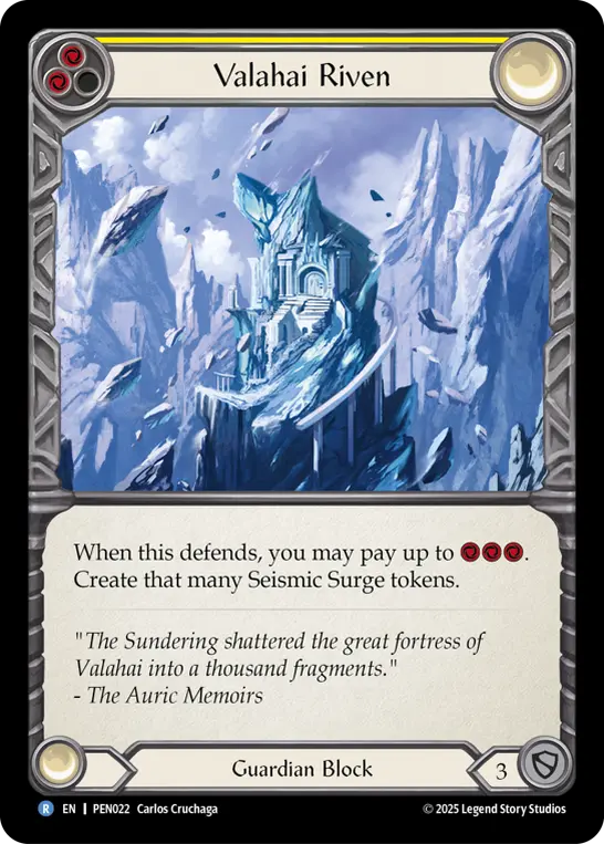EN】【Rainbow Foil】[Guardian] Valahai Riven / ヴァラハイの分断