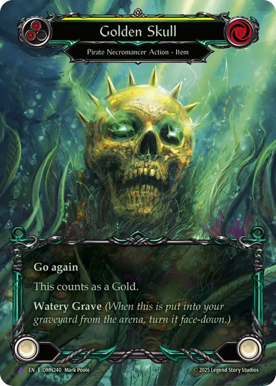 Omens of the Third Age,Cold Foil,Pirate Necromancer | Fable