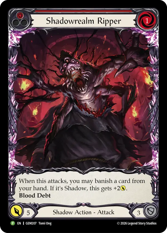 【希少】Boneyard Marauder 限定プロモ版 Foil Fab Promo,Rainbow Foil (Class A-Z) | Fable