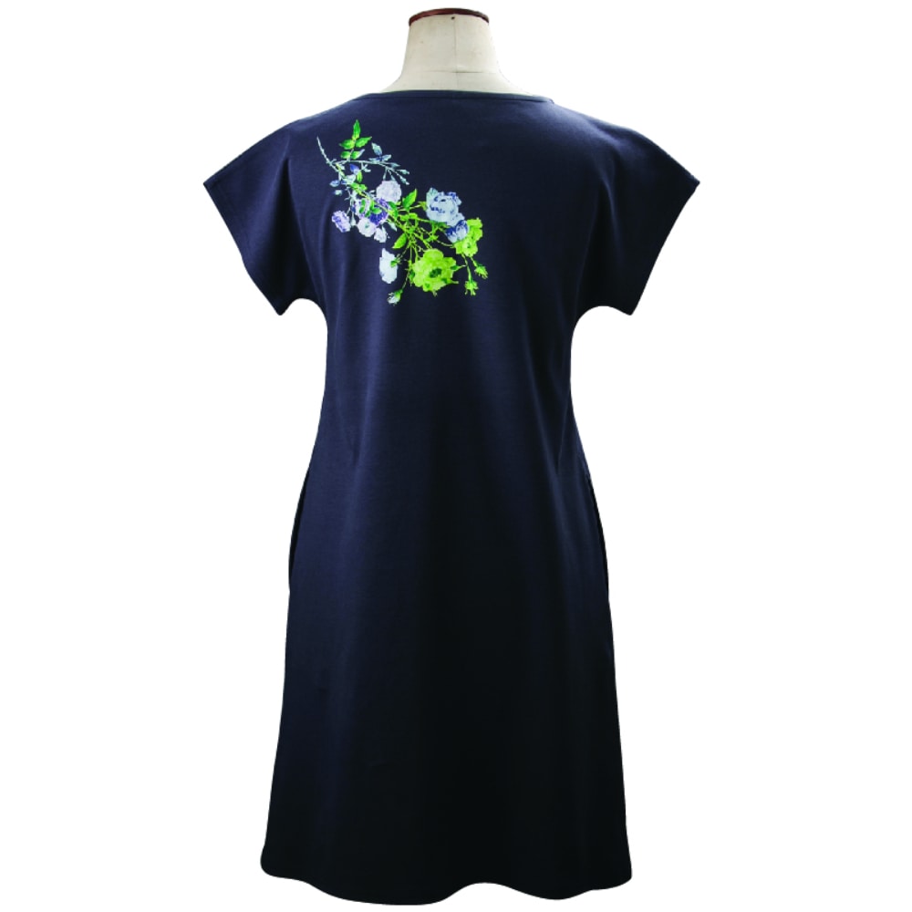 美品 COACH C9782 ロゴスリーブ フーディーワンピース S〜Mネイビー 美品 COACH C9782 ロゴスリーブ フーディーワンピース S〜M