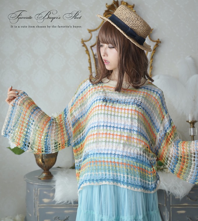 ワンピース専門店Favorite 森ガール ナチュラル トップス かぎ編み