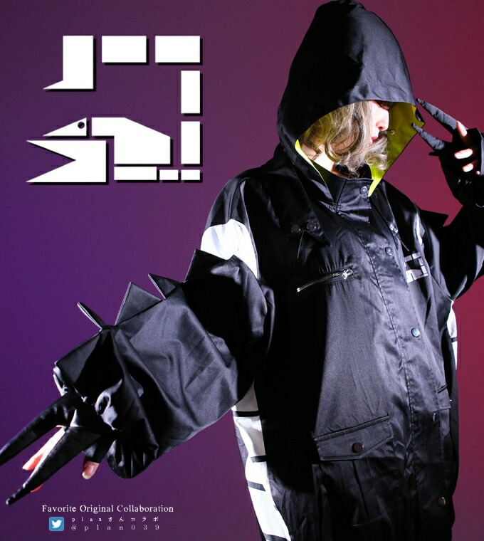 希少）PUMA SWASH コラボ　リアル動物柄　ベスト付マウンテンパーカー Shunさんコラボグッズ ブルーNEKOMIMIマウンテンパーカー Favorite