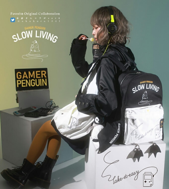 リュック ペンギン ゲーマー ユニセックス ＊Favoriteオリジナル