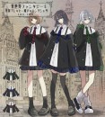 異世界 ファンタジー 学園 学校 英国 イギリス ドッキング ネクタイ オフショル ユニセックス＊Favoriteオリジナル＊異世界ファンタジーの英国プレッピー風ドッキング着崩しシャツ【2022年1月