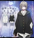 【最短即日出荷】シャツ ドッキング 空 月 星 フィッシュテール スリット レースアップヨナ ＊Favoriteオリジナル＊彷徨う夜道のまよなかカーディガン|再入荷リクエスト