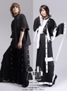 【最短即日出荷】付け替え自在〇リングホールのモードコーデセット＊Favoriteオリジナル＊2点セット セットアップ ユニセックス コーデセット シャツ パンツ モード モノクロ クール【2024年5月下旬予約開始】商品コード:ffai1336